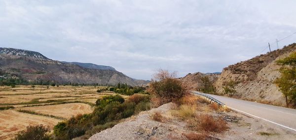 Scenic view of landscape against sky