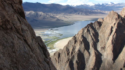 Scenic view of mountains