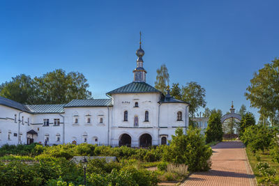 Assumption kosmin monastery in nebyloye village, russia. church of st. nicholas