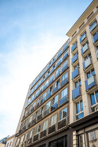 Low angle view of building against sky