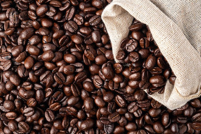 Close-up of coffee beans