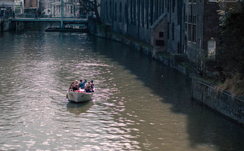 Boats in canal