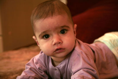 Close-up portrait of boy