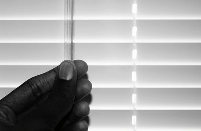 Close-up of human hand