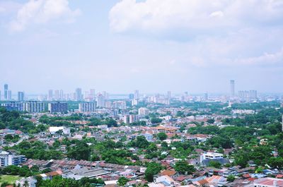 Cityscape against sky