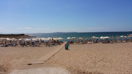 Panoramic view of sea against sky