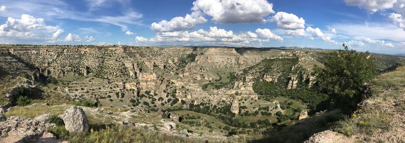 Panoramic view of landscape against sky