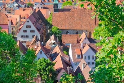 Houses in town