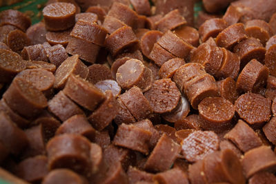 Full frame shot of chocolate