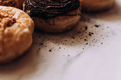 Close-up of food on table