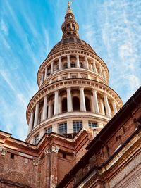 Low angle view of historical building against sky