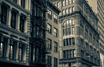 Low angle view of building in city