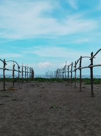 Gazebo against sky