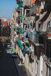 Street amidst buildings in city