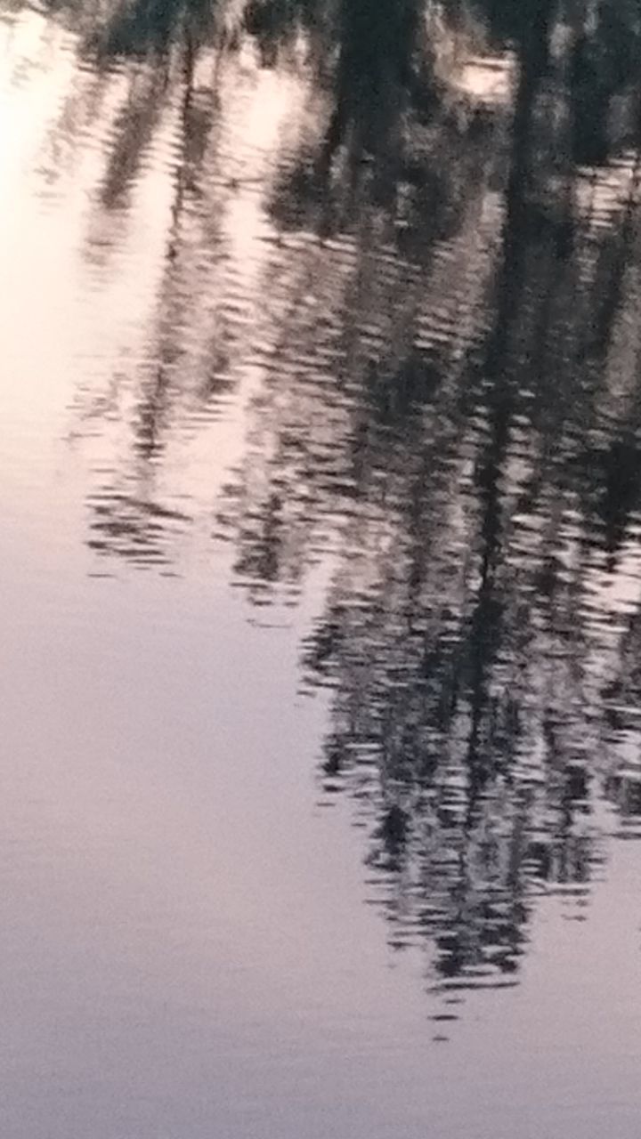 BLURRED MOTION OF WATER IN RIPPLED