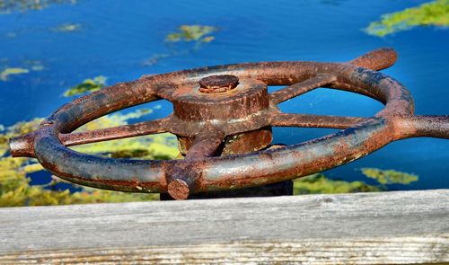 Close-up of rusty metal