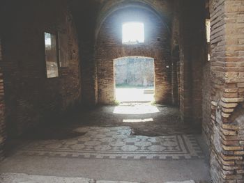 Interior of historic building