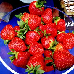 Close-up of strawberries