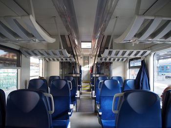 Interior of train