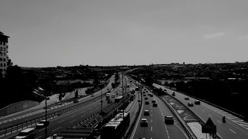 Traffic on road