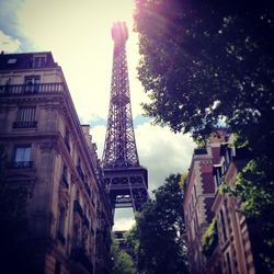 Low angle view of built structure against the sky
