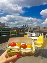 Lunch outside 