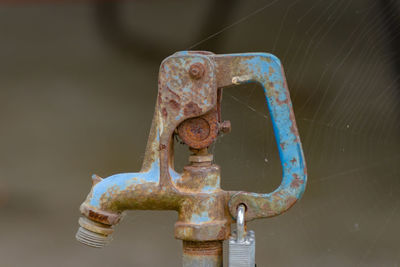 Close-up of rusty metal