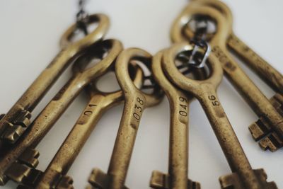 Close-up of metallic chain