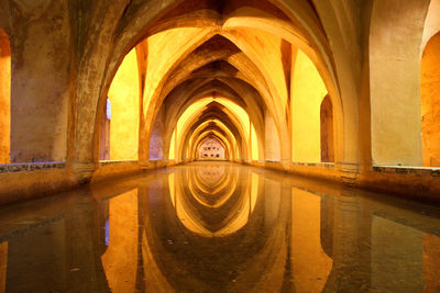 Reflection of archway