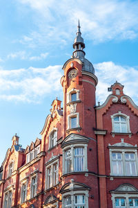Low angle view of building against sky