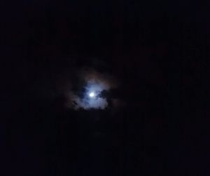 Moon in sky