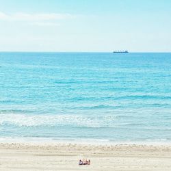 Scenic view of seascape against sky