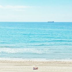 Scenic view of seascape against sky