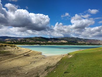 Scenic view of landscape against sky