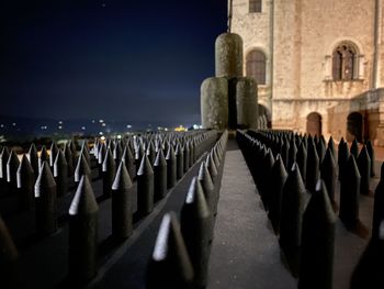 Panoramic view of temple against sky