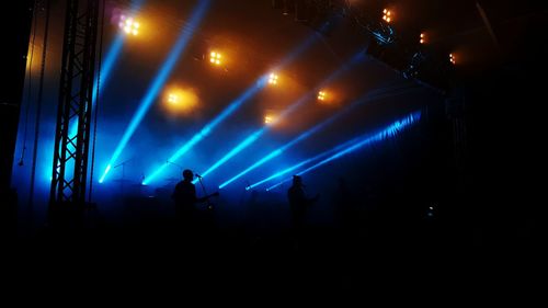 Crowd at music concert