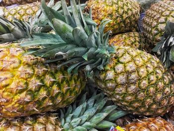 Close-up of fruits for sale at market stall