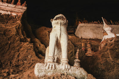 Old ruins in cave