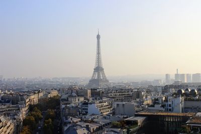 Aerial view of buildings in city