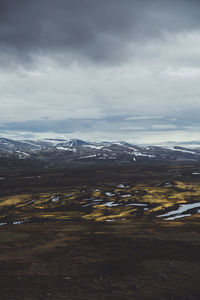 Scenic view of landscape against sky