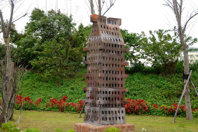 Built structure in park