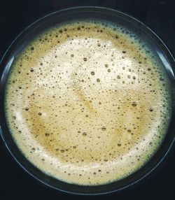 Close-up of cappuccino