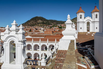 Low angle view of church