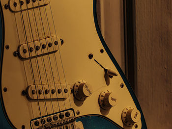 Close-up of guitar