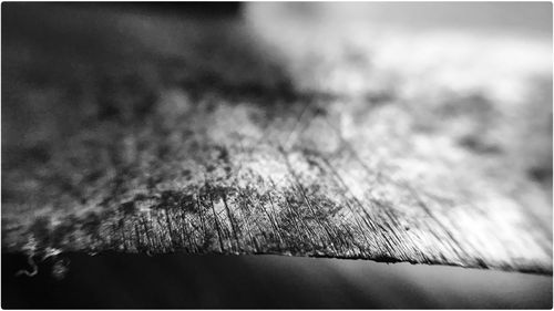 Close-up view of snow