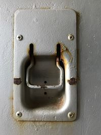 Full frame shot of old door