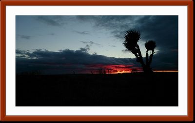 Scenic view of sky at sunset