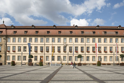 Buildings against sky in city