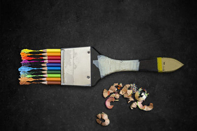 Close-up of garbage bin