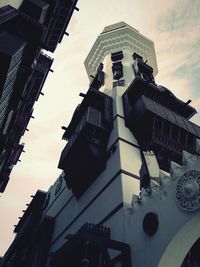 Low angle view of buildings against sky